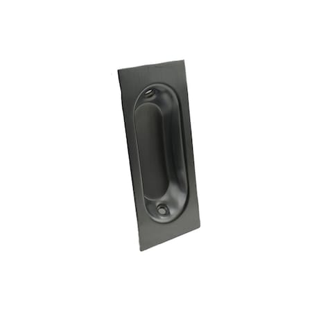 Ives Commercial Solid Brass Rectangular Flush Pull Satin Chrome Finish 22B26D